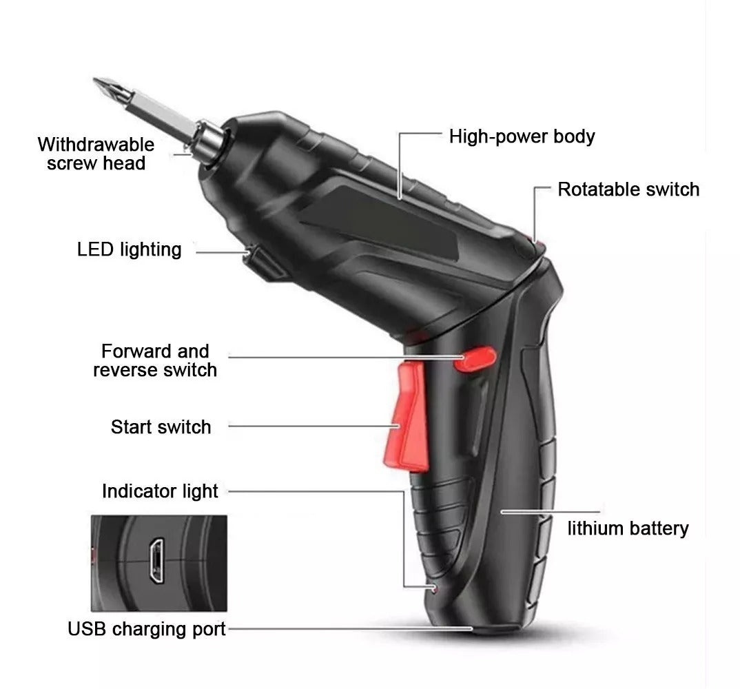 KIT DESTORNILLADOR ELÉCTRICO