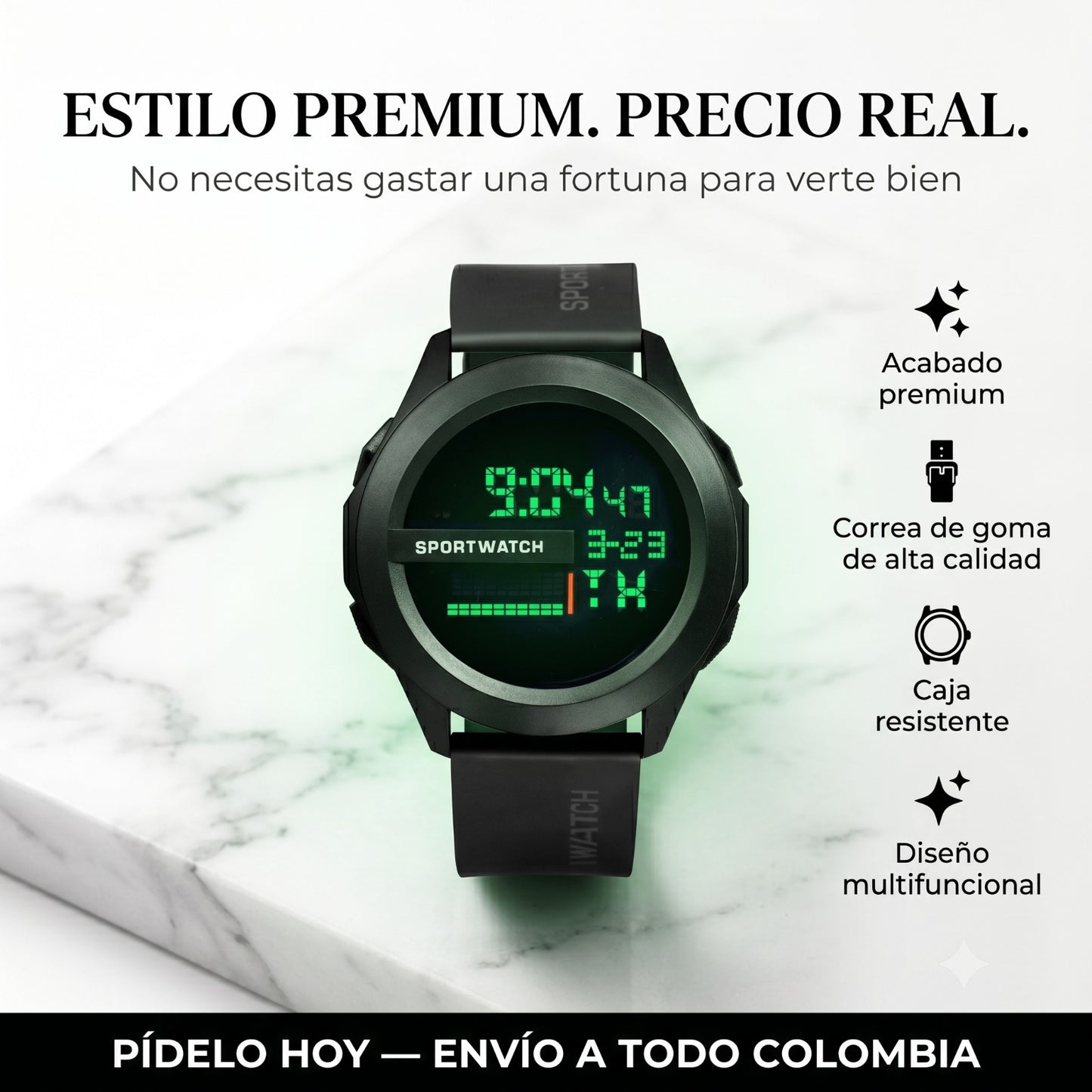 ⌚ RELOJ PREMIUM SPORT WATCH
